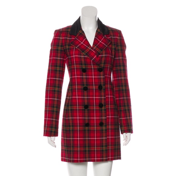 Petersyn Plaid Print Mini Dress - Picture 1 of 3